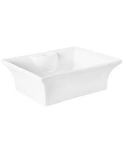 Lavabo de cerámica rectangular 38x48 cm