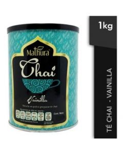 Bolsa De Te Chai Vainilla En Polvo De 1kg Marca Mathura.