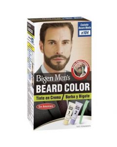 Tinte Bigen Men's Barba Castaño Oscuro Medio B104