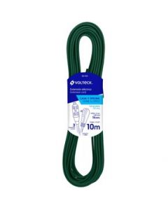 Extensión Eléctrica Doméstica 10 M Verde Volteck 48038