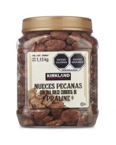 Nuez Pecanas Garrapiñadas Pralines Kirkland Signature 1.13kg - Nuez