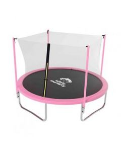 Trampolin Brincolin Tumbling 10 Pies Uso Rudo Red Seguridad Rosa