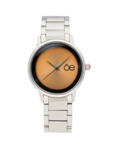 Cloe Reloj Análogo Dama Casual Correa De Acero Sin Indicadores OE2101-Plateado - 30