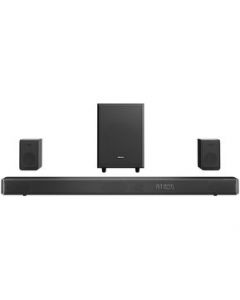 Barra de Sonido Hisense 3.1.2 Canales con Subwoofer Inalámbrico Negro