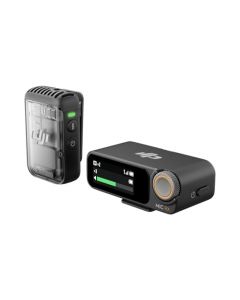 DJI Mic 2 (1 TX+1 RX), micrófono inalámbrico con cancelación de Ruido Inteligente, grabación Interna Flotante de 32 bits, Sonido optimizado, 250m de Alcance, micrófono para iPhone y Android