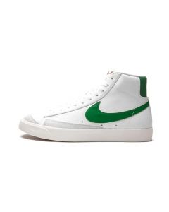 Nike Blazer Mid 77 clásico para hombre, Blanco/Verde pino-vela-negro, 28.5 cm