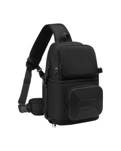 MOSISO Bolsa para Cámara,DSLR/SLR/Mirrorless Estuche para Cámara Crossbody para Fotógrafos con Trípode Soporte&Insertos Modulares Extraíbles&2 Bolsillos Delantero Compatible con Canon/Nikon/Sony,Negro