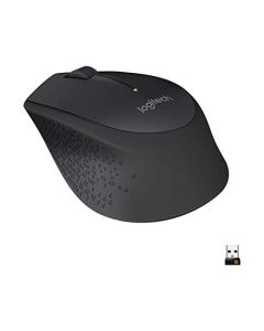 Logitech M280 Mouse Inalámbrico, 2.4 GHz, Nano Receptor USB, Seguimiento Óptico, Resolución 1000 dpi, 3 botones, Batería de 18 Meses, Compatible con PC, Mac, Laptop, Chromebook - Negro