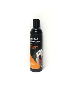 Aceite de pescado 100% natural para perros y gatos, suplemento líquido abundante en Omega 3 que contiene todos los ácidos grasos naturales EPA y DHA excelentes para mejorar su piel y pelaje, sistema inmunológico y salud cardiovascular (125 ml)