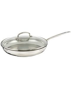 Cuisinart - Sartén de 12 pulgadas con cubierta de vidrio, colección clásica del chef, 722-30G