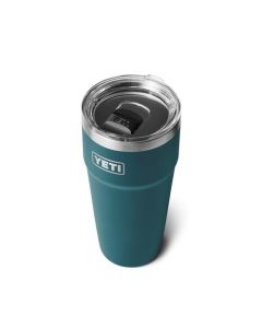 YETI Rambler - Vaso apilable de 30 onzas, acero inoxidable, aislado al aspiradora con tapa MagSlider, color verde azulado