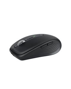 Logitech MX Anywhere 3S Compact Mouse inalámbrico, Desplazamiento Veloz en Todos Lados, dpi 8K, silencioso, Botones programables, USB C, Bluetooth, Windows PC, Linux, Chrome, Mac - Grafito