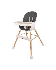 SHIMY Silla para Bebé 5 en 1 con Bandeja para Comer, Periquera con 5 Funciones Diferentes y Cinturón de Seguridad Ajustable, Silla Alta Periquera Portátil para Niños de 6 a 36 Meses, Altura Ajustable