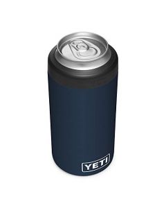 YETI Rambler Colster - Aislante de latas alto para niños altos y latas de 16 onzas, color azul marino