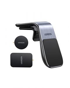 UGREEN Soporte Celular Auto Magnético, Mini Porta Celular para Auto Iman para Ventilación, Base Celular Auto para Celular 4.7''-7.2'' como iPhone 15 14 13 12 Pro MAX Plus, Galaxy S24 S23 S22 Ultra