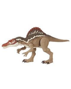 Mattel Jurassic World Extreme Chompin ' Spinosaurus - Figura de acción de Dinosaurio con mordida Enorme, diseño auténtico y articulaciones móviles