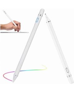 Qzgyoool Lápiz Stylus Capacitivo, 2 en 1 Stylus Pen Universal Alta Sensibilidad, Precisión Sin Demora, Lápiz Capacitivo Activo con iPad Huawei Teléfonos etc Dispositivos con Pantalla Táctil