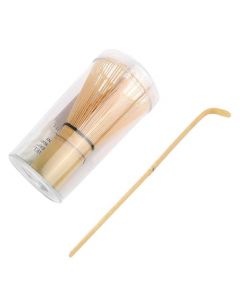 Jadeshay Matcha Whisk Set-Japanese Tea Set Bamboo Matcha Making Set Whisk Hooked Scoop Chashaku Matcha Tea Whisk