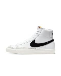 Nike Blazer Mid 77 para Mujer, Blanco/Negro, 9 US