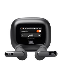 JBL Live Beam 3 Audífonos Inalámbricos NC Bluetooth, Drivers de 10mm, Reproducción 48 Horas, Pantalla Táctil - Negro