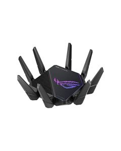 Asus ROG Rapture GT-AX11000 Pro Tri-Band WiFi 6 Extendable Gaming Router, 10G & 2.5G Ports, RangeBoost Plus, Triple-Level Game Acceleration, Subscription-Free Network Security, AiMesh Compatible