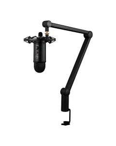 BLUE Yeticaster Professional Broadcast Bundle con micrófono USB Yeti, Radius III Shockmount y Brújula Boom Arm (Reacondicionado)