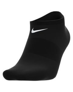 Nike Everyday Cushion - Calcetines invisibles, Negro/Blanco, X-Large