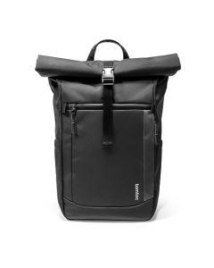 Tomtoc Mochila para portátil con tapa enrollable, ligera, resistente al agua, expandible, informal, para MacBook, de 13 a 15.6 pulgadas, mochila para trabajo y viajes universitarios, capacidad