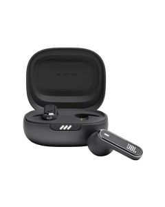 JBL Live Flex Audífonos Inalámbricos NC Bluetooth, Drivers de 12mm, Reproducción 40 Horas, Resistentes al Agua y Polvo IP54 - Negro