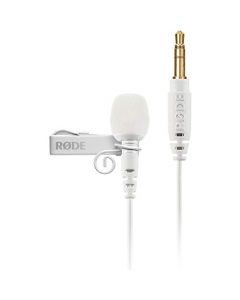 RØDE Lavalier GO Micrófono portátil de Grado Profesional, Blanco, (LAVGOW)