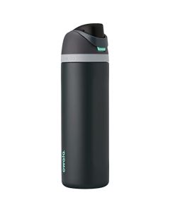 Owala FreeSip - Botella de agua aislada de acero inoxidable con popote para deportes y viajes, sin BPA, 32 onzas, marea niebla