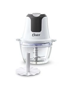 Oster Procesador de Alimentos Compacto, con 200 Watts de Potencia, Capacidad de 0.5 Litros, Color Negro, FPSTFP108-013