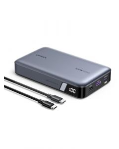 UGREEN 100W Power Bank 20000mAh Carga Rápida, USB C Cargador Portátil con 3 Puertos, Pantalla Digital, Batería Portátil Externa Compatible con Macbook, Portátil, iPhone 15/14, Galaxy S24 S23, Negro