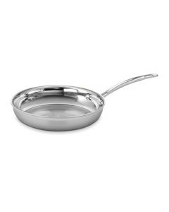 Cuisinart MCP22-24N MultiClad Pro - Sartén abierto de acero inoxidable, Sartén inoxidable, Acero inoxidable, 25 cm, 1