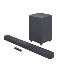 JBL Bar 500 Barra de Sonido y Subwoofer 5.1 Surround Wi-Fi/Bluetooth, 590W de Potencia, Dolby Atmos, Multibeam, con HDMI ARC - Negro