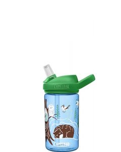 CamelBak Eddy+ Botella de agua para niños de 14 onzas con Tritan Renew, parte superior de pajita, a prueba de fugas cuando está cerrada, hibernación para el invierno