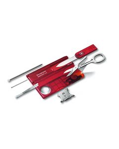 Victorinox Swiss Card Lite con 13 Usos, carbón transparente