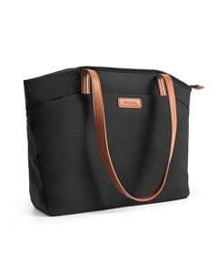 Tomtoc - Bolsa de hombro para mujer, resistente al agua, ligera, de gran capacidad, se adapta a MacBook Pro de hasta 16 pulgadas