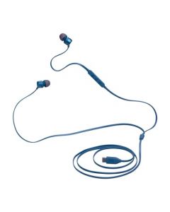 JBL Tune 310C Audífonos con Mic/Control USB-C, Drivers de 9mm, Cable Antienredos - Azul