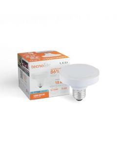 Tecnolite - Lámpara LED Circular Majoris para Interiores de Casa u Oficina, Tipo de Luz Cálida Brillante, Potencia 9 Watts, Flujo Luminoso 700 Lumens. Color: Blanco. Luz del dia