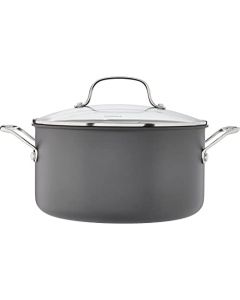 Cuisinart 635-24 Chef 's Classic Olla antiadherente, Marmita, Negro, 5,67L, 1