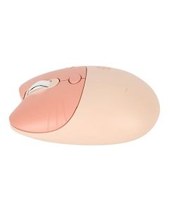 Lindo Ratón Inalámbrico de Gato, Agarre Cómodo, Ahorro de Energía, Ratón Inalámbrico de 2,4G, Receptor USB Silencioso Sensible para la Escuela y la Oficina (Brown)