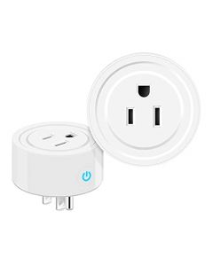 Enchufe Inteligente Wifi, Smart Plug Compatible Con Amazon Alexa, Google Home y IFTTT. Control de Voz, Temporización, Apertura/Cierre, Control de Todas Las Funciones via APP (2 Packs)