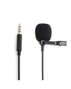 Lavalier Micrófono Portátil, Micrófono Podcast de Grado Profesional, Cable de 1,5 m, Apto para Todos los Teléfonos Móviles con Conector de 3,5 mm, para Llamadas En Vivo Juegos, Vlog