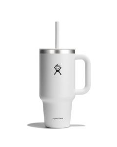 Hydro Flask - Vaso de viaje para todo el mundo, color blanco, 32 onzas