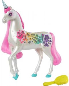 Barbie Dreamtopia Unicornio Brillante Muñeca para niñas de 3 años en adelante