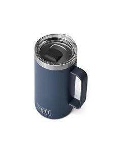 YETI Rambler - Taza de acero inoxidable con tapa MagSlider, 24 onzas, aislada al vacío (Navy)