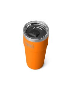 YETI Rambler - Vaso apilable de 20 onzas, acero inoxidable, aislado al aspiradora con tapa MagSlider, cangrejo King