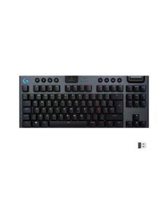 Logitech G915 TKL Teclado para Gaming sin Teclado Númerico, RGB LIGHTSYNC, Cbompatibilidad Bluetooth, Tactile GL Switch, Color Carbón, QWERTY Ingles