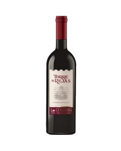 Vino Tinto Castilla y la Mancha, Tempranillo DO, Torre de Rejas, 750ml